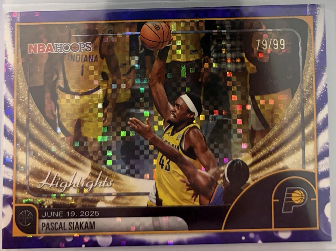 Pascal Siakam [Pixel Burst Purple] #265