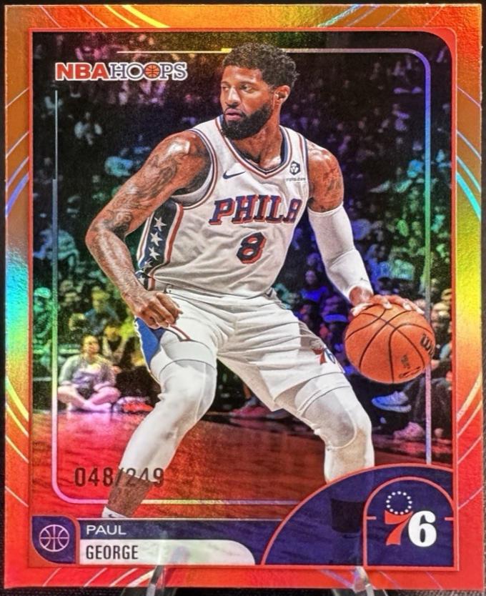 Paul George [Rainbow Red Orange] #130
