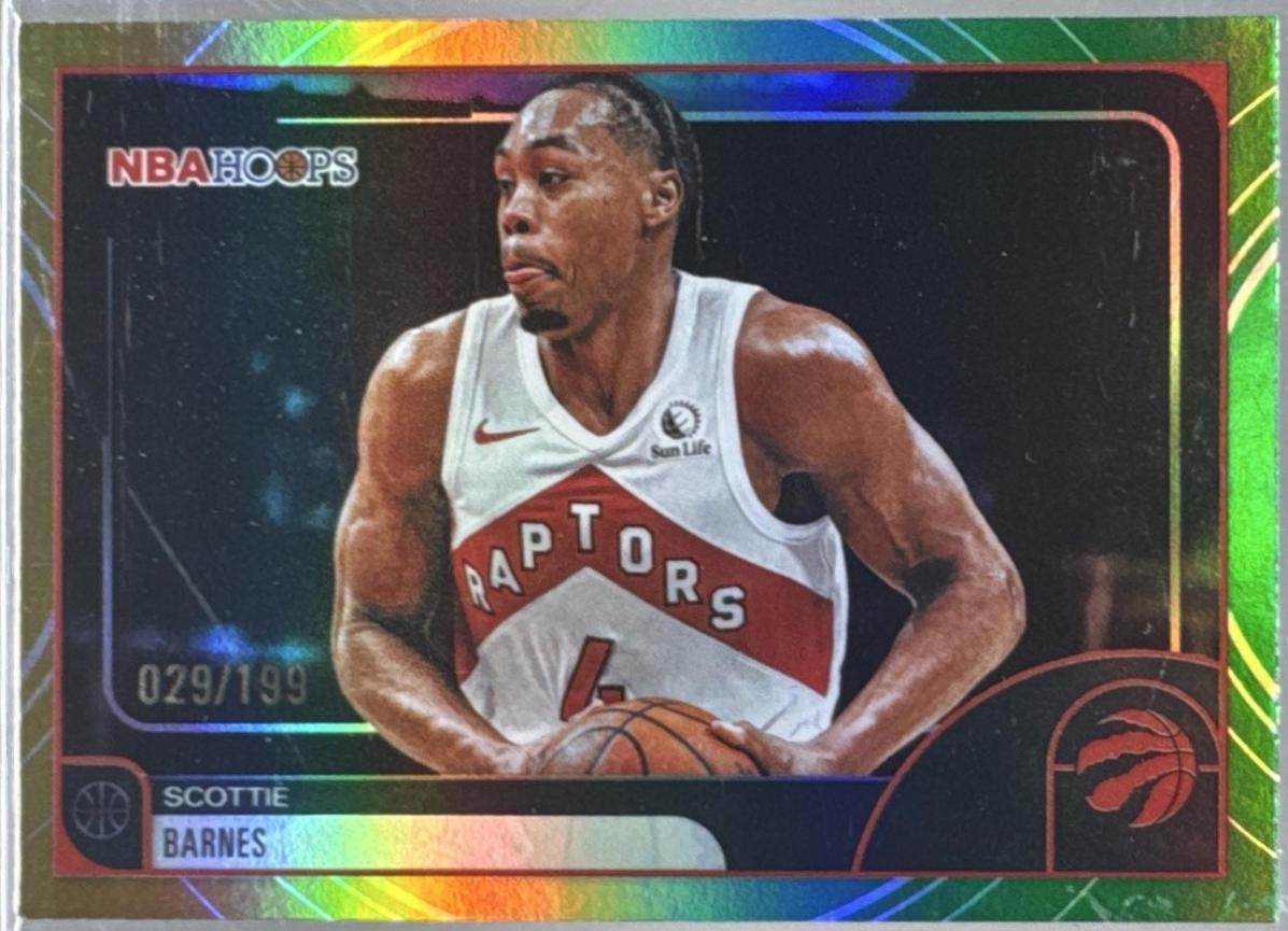 Scottie Barnes [Rainbow Gold Green] #234