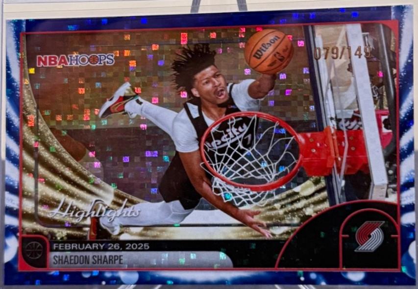 Shaedon Sharpe [Light Burst Blue] #267