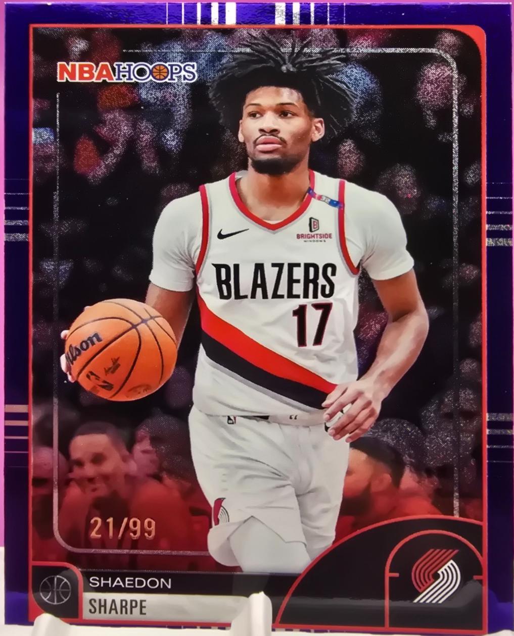 Shaedon Sharpe [Pixel Burst Purple] #243