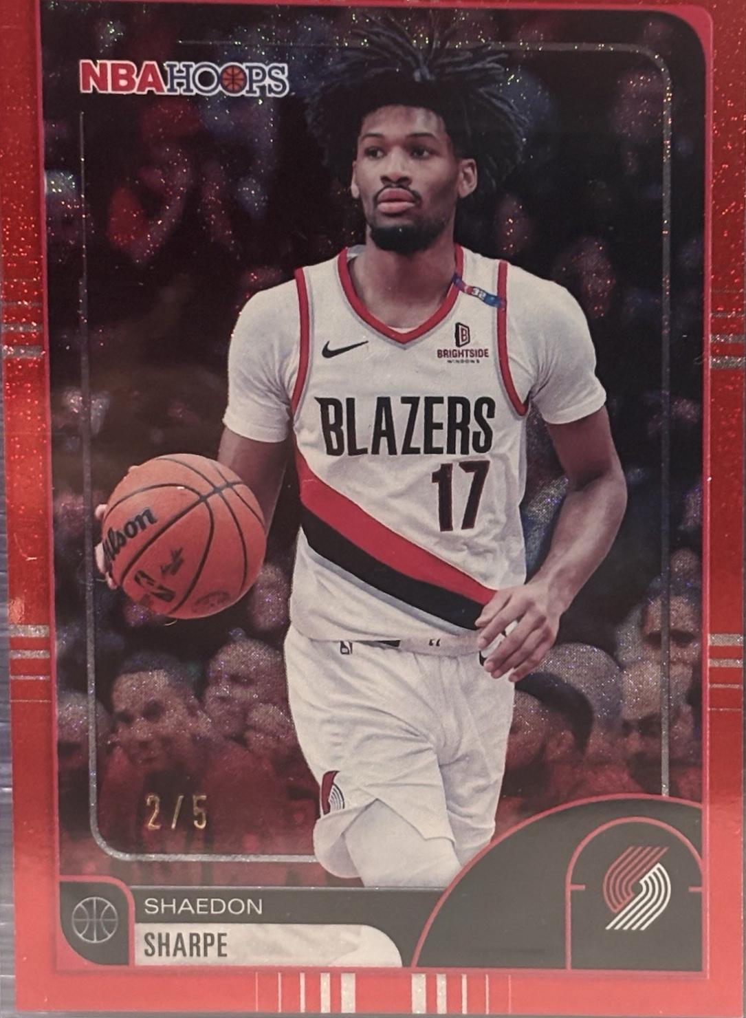Shaedon Sharpe [Pixel Burst Red] #243