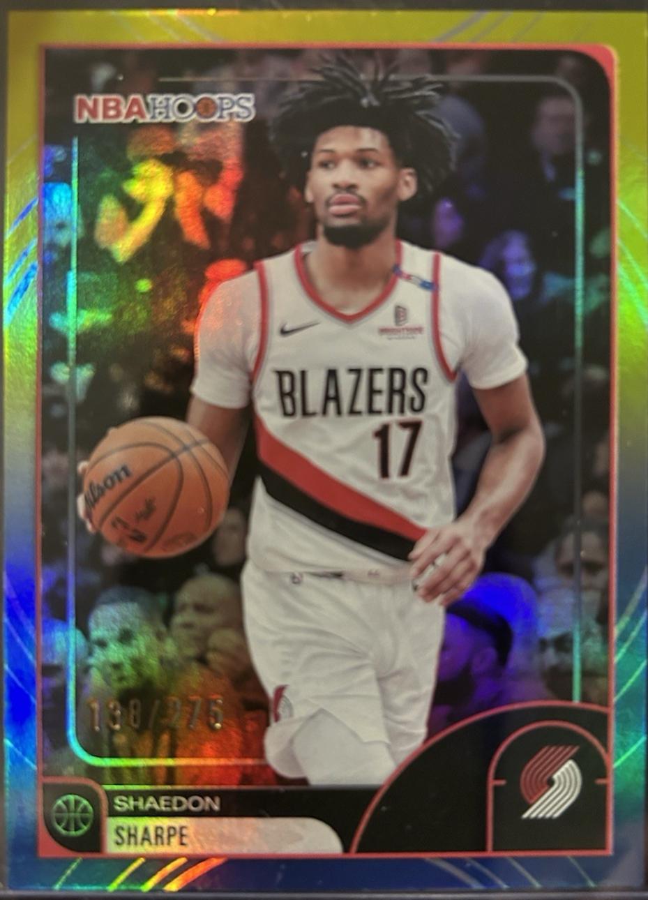 Shaedon Sharpe [Rainbow Blue Yellow] #243