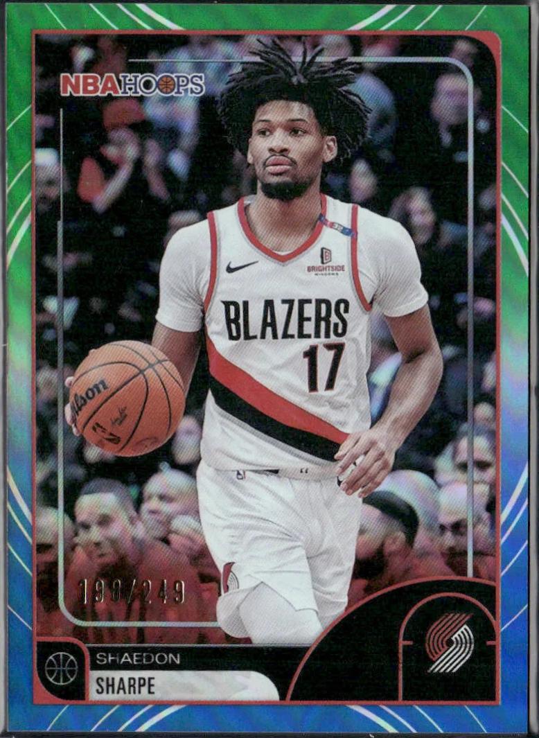 Shaedon Sharpe [Rainbow Green Blue] #243