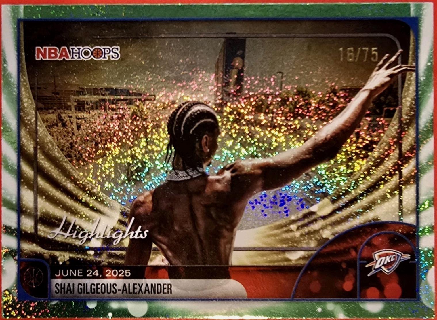 Shai Gilgeous-Alexander [Pixel Burst Green] #268