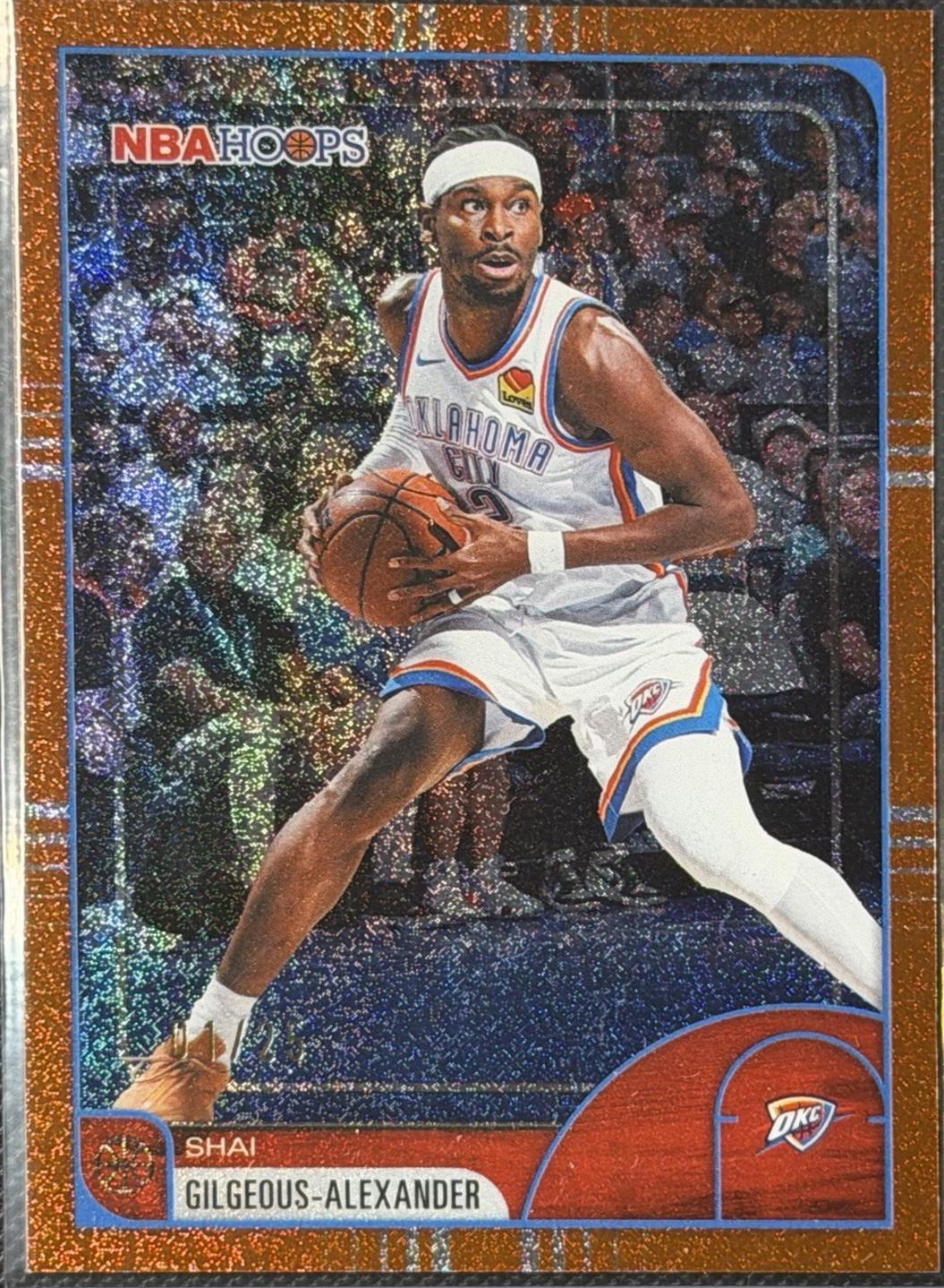 Shai Gilgeous-Alexander [Pixel Burst Orange] #86