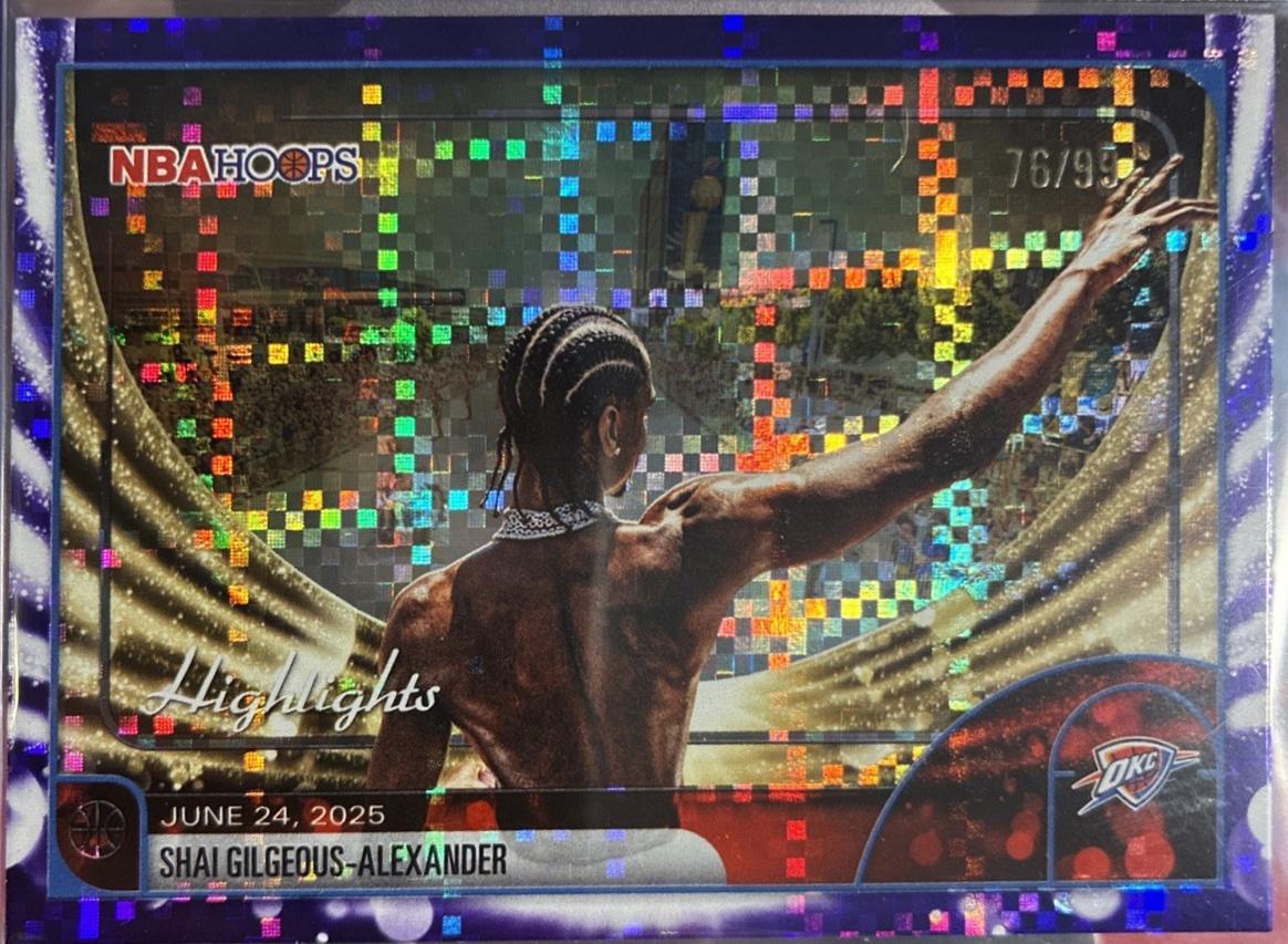 Shai Gilgeous-Alexander [Pixel Burst Purple] #268