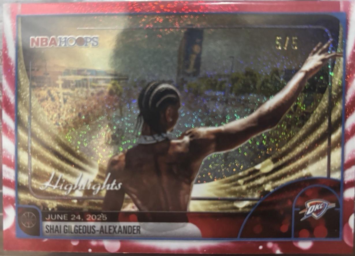 Shai Gilgeous-Alexander [Pixel Burst Red] #268