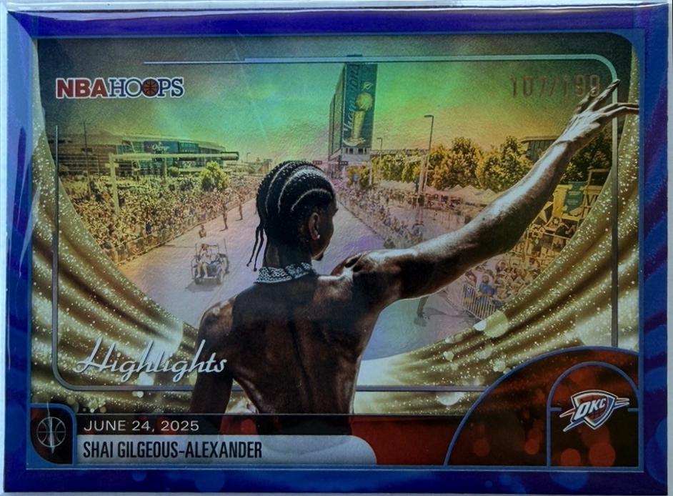 Shai Gilgeous-Alexander [Rainbow Purple Blue] #268