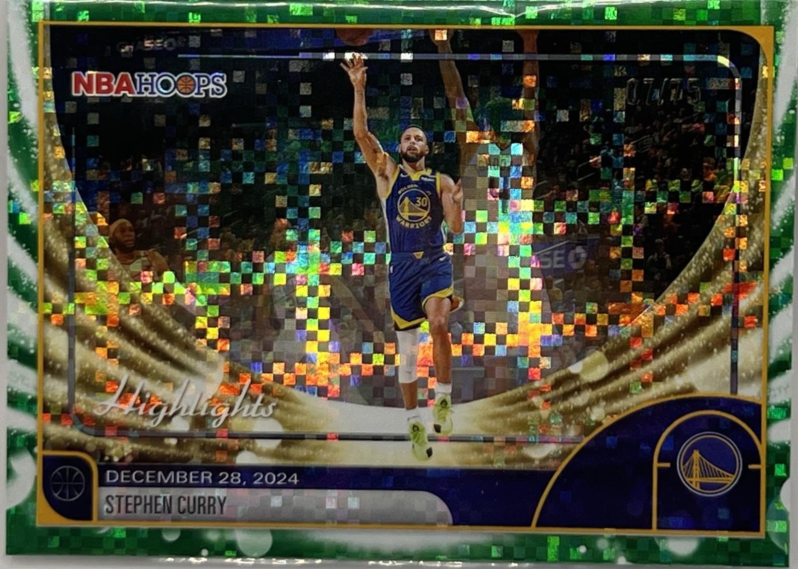 Stephen Curry [Pixel Burst Green] #261