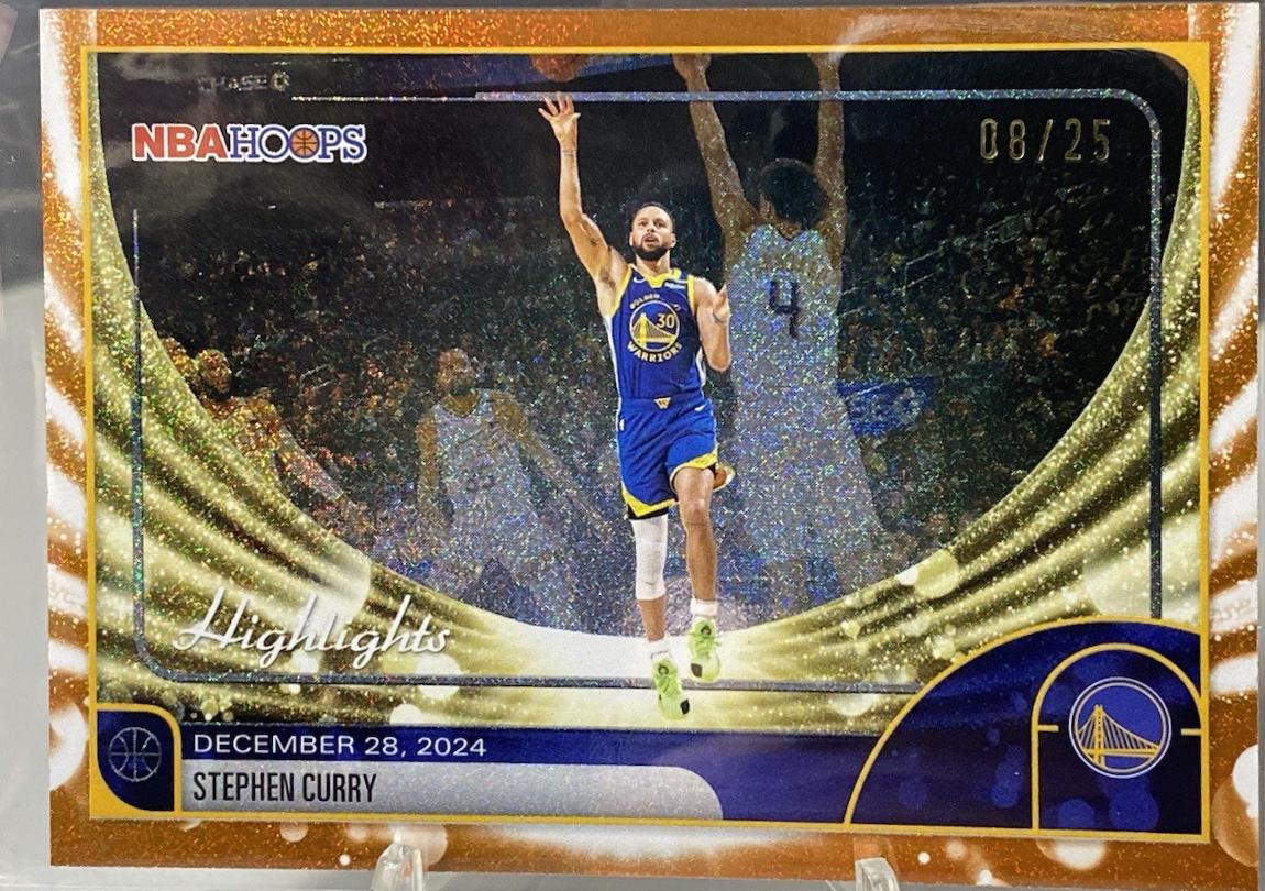 Stephen Curry [Pixel Burst Orange] #261