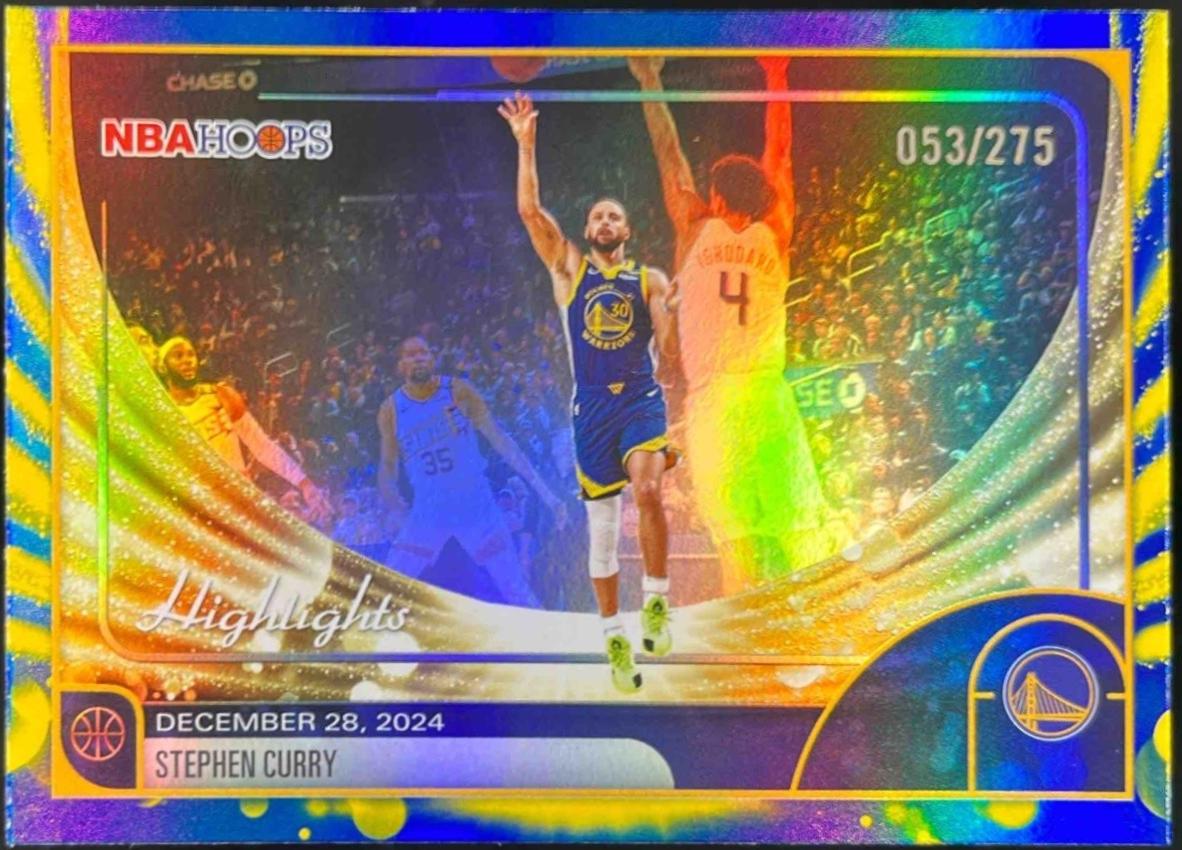 Stephen Curry [Rainbow Blue Yellow] #261