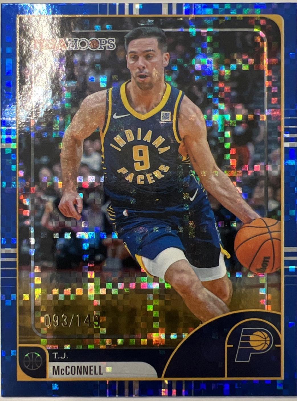 T.J. McConnell [Pixel Burst Blue] #147