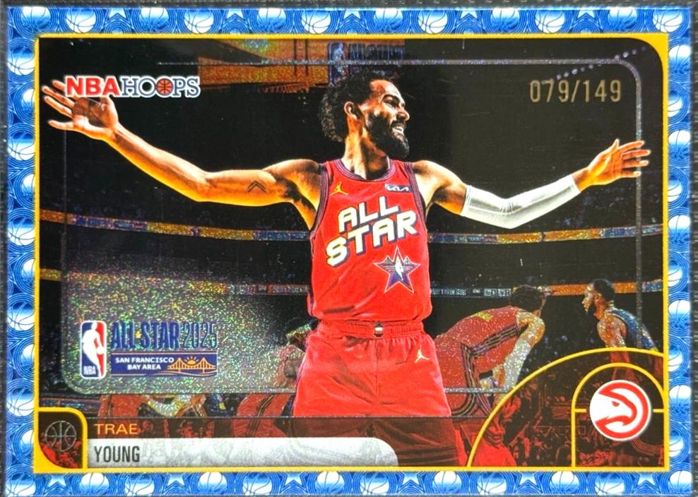 Trae Young [Pixel Burst Blue] #293