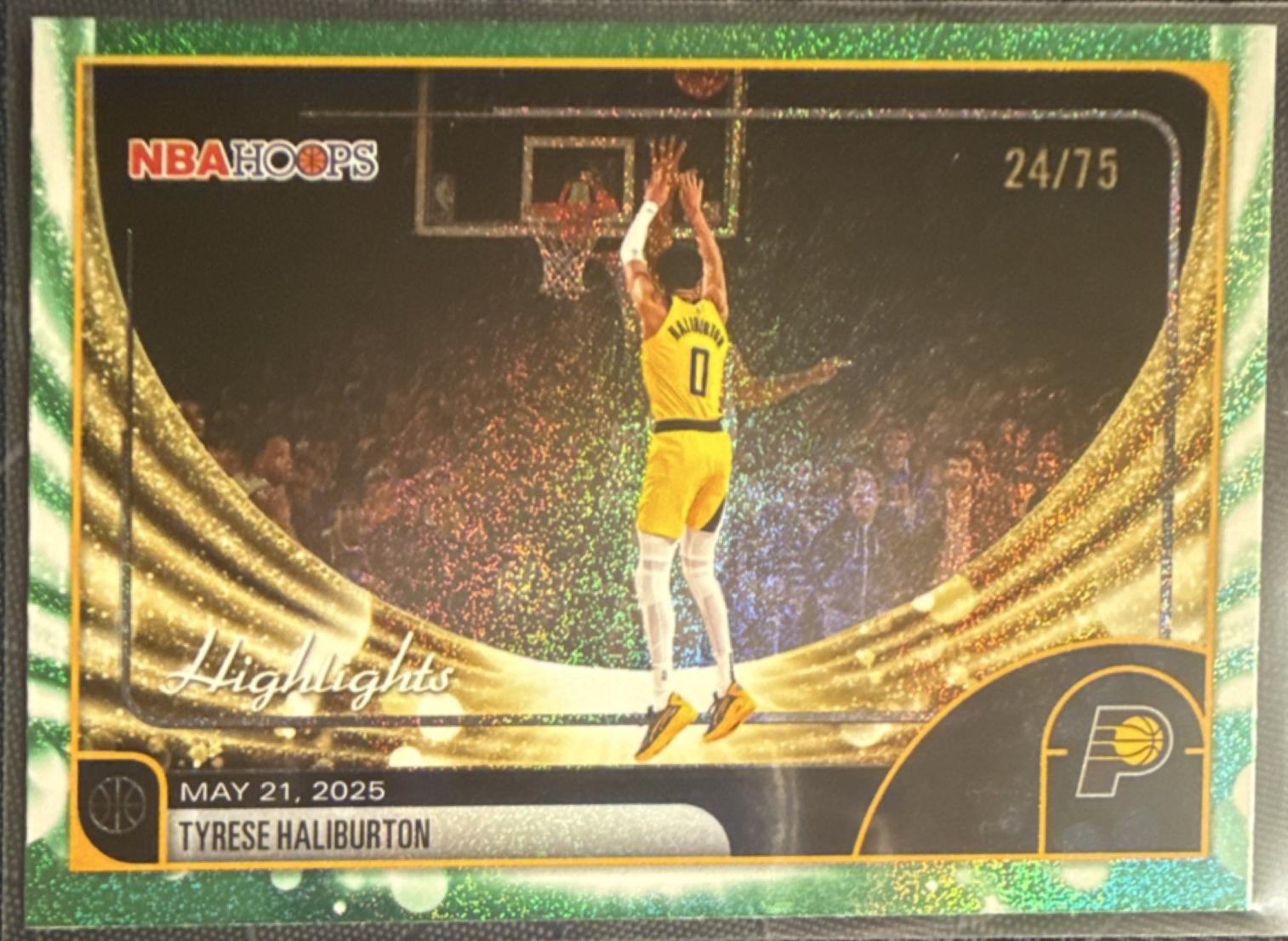 Tyrese Haliburton [Pixel Burst Green] #262