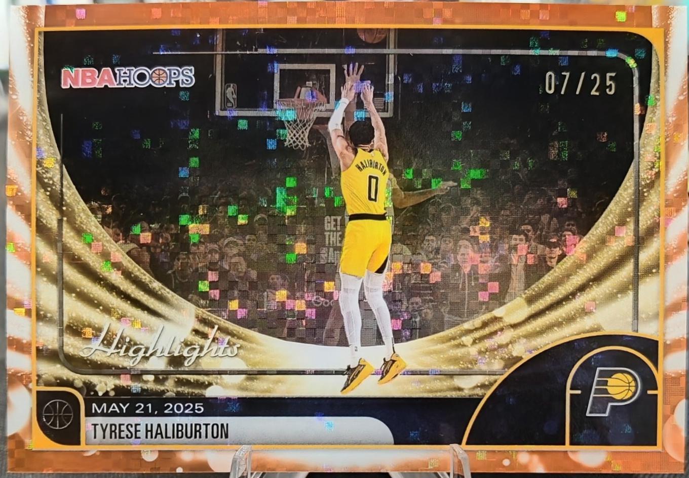 Tyrese Haliburton [Pixel Burst Orange] #262