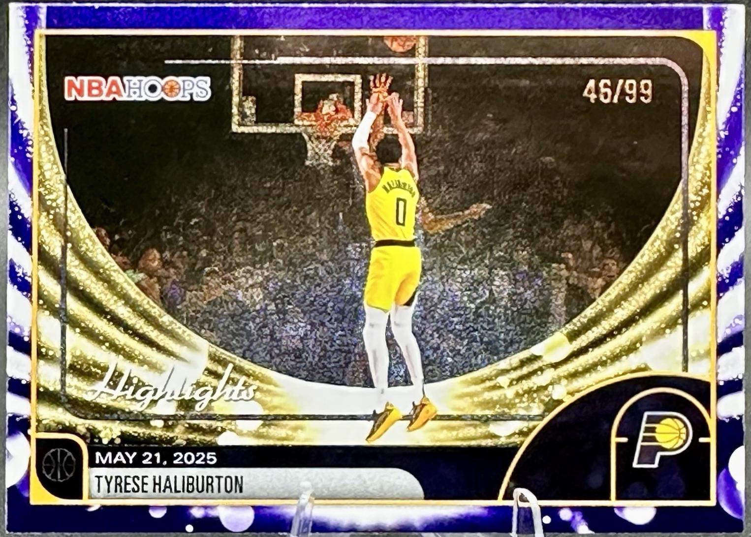Tyrese Haliburton [Pixel Burst Purple] #262