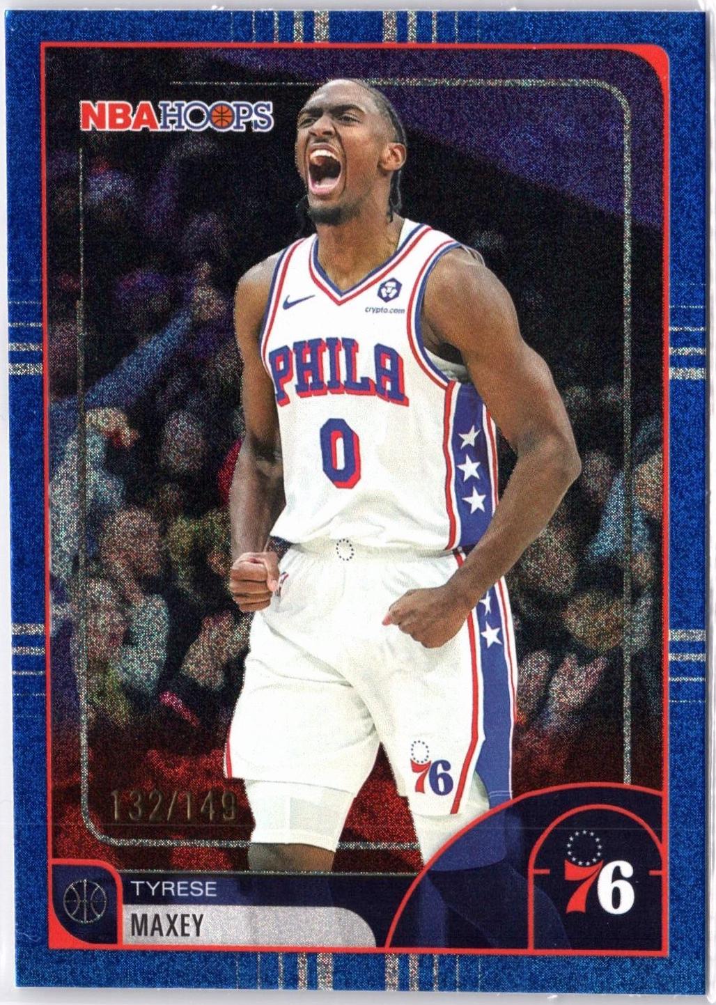 Tyrese Maxey [Pixel Burst Blue] #258