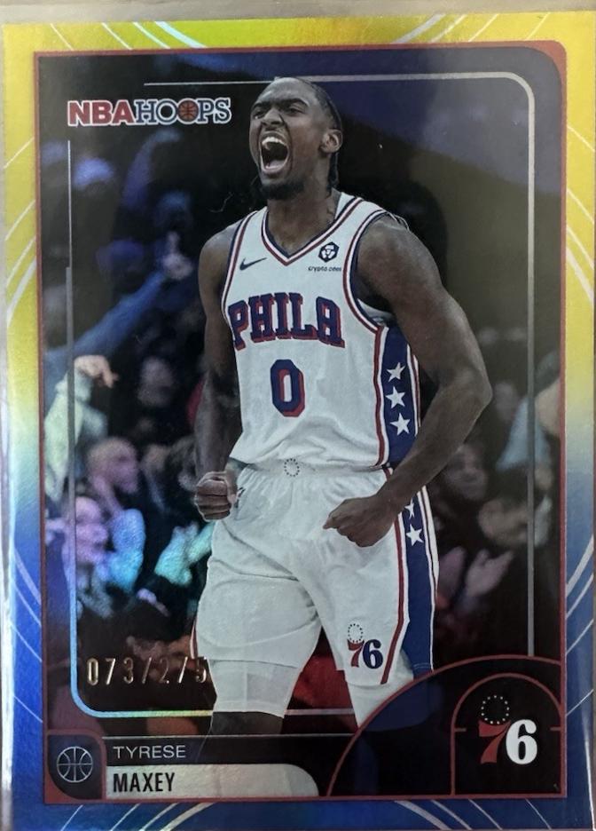 Tyrese Maxey [Rainbow Blue Yellow] #258