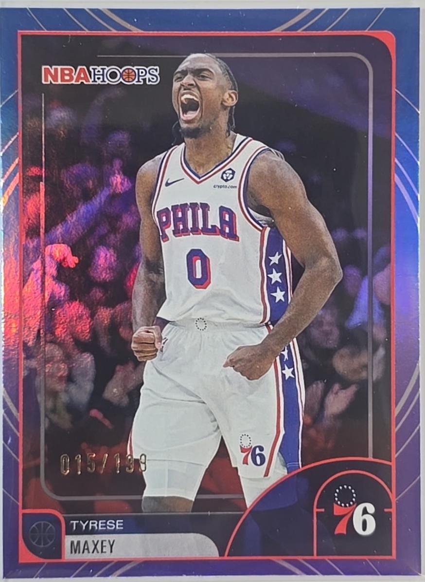 Tyrese Maxey [Rainbow Purple Blue] #258