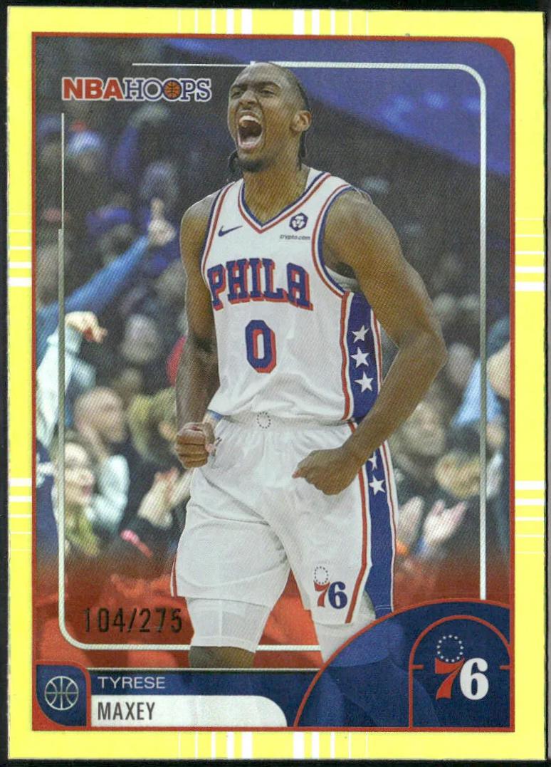 Tyrese Maxey [Rainbow Yellow] #258