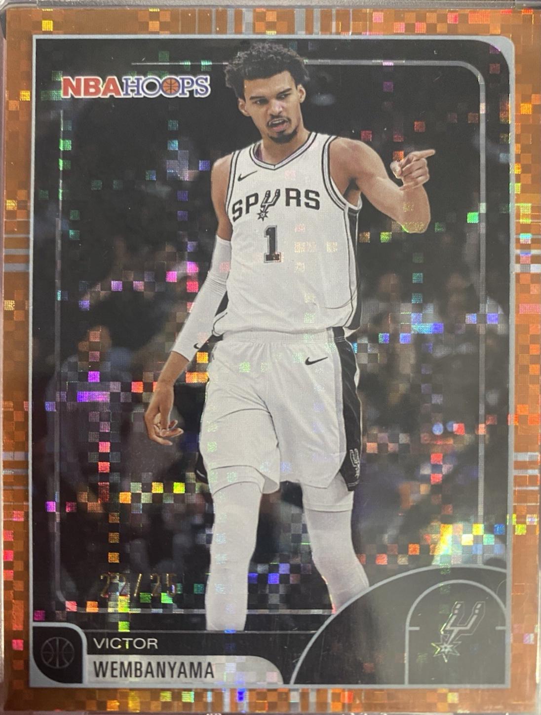 Victor Wembanyama [Pixel Burst Orange] #30