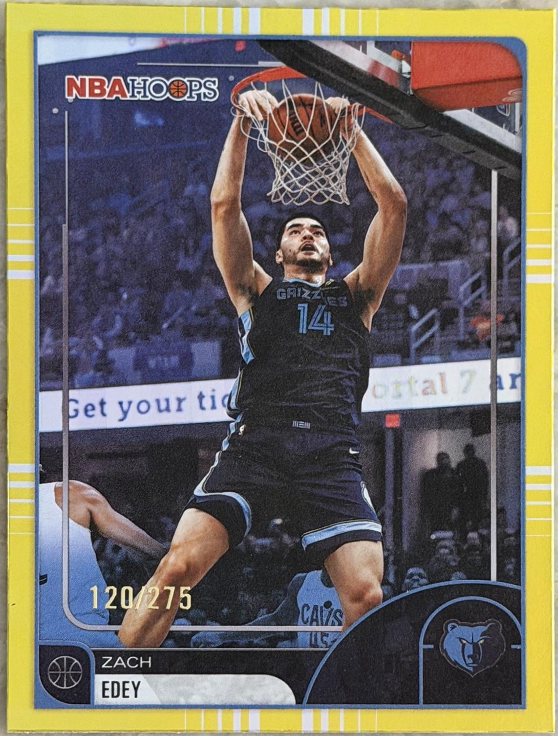 Zach Edey [Rainbow Yellow] #230