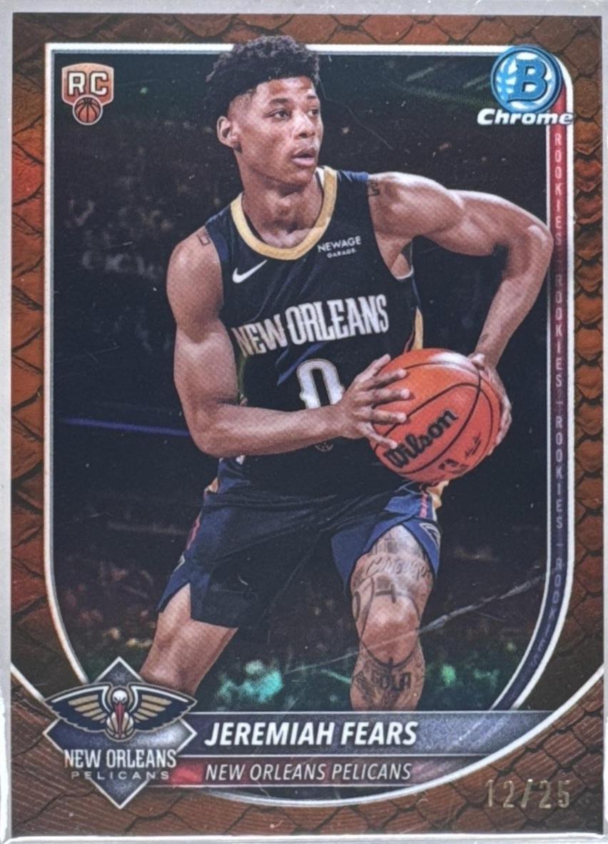 Jeremiah Fears [Reptilian Orange Refractor] #BCV-7