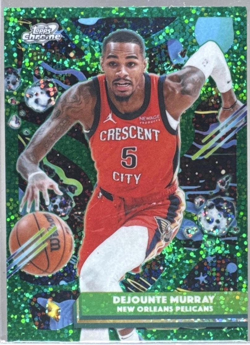Dejounte Murray [Green Space Dust Refractor] #45