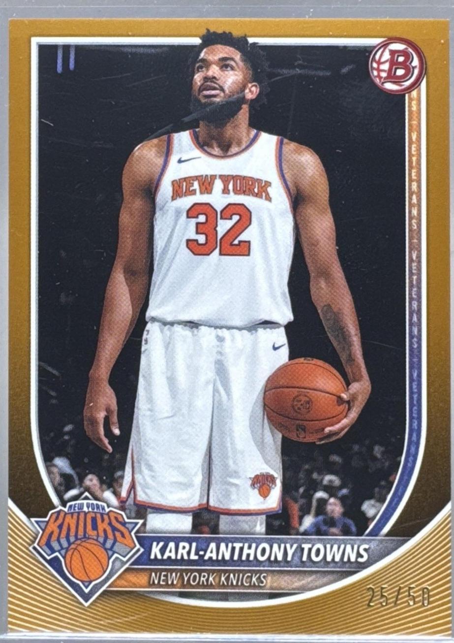 Karl-Anthony Towns [Gold Border] #64