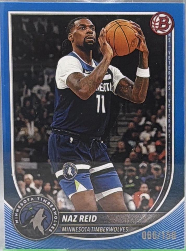 Naz Reid [Blue Border] #104