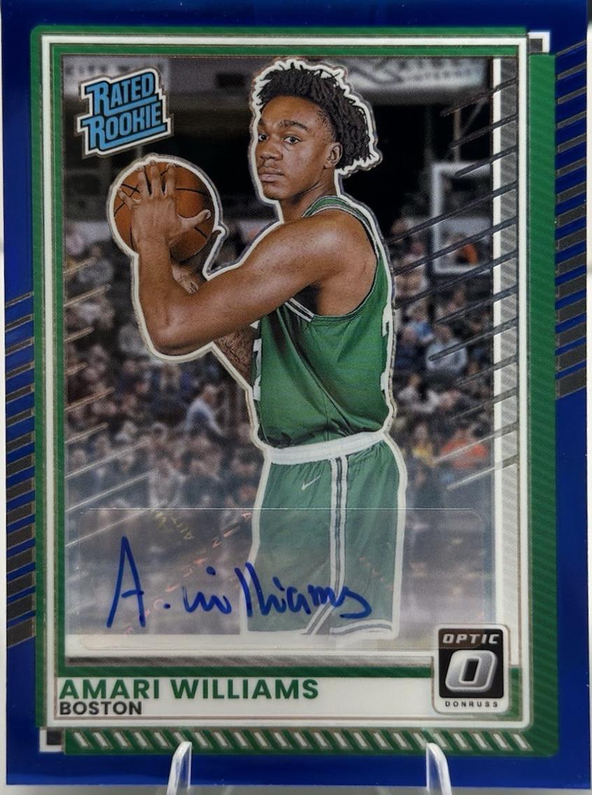 Amari Williams [Blue Holo Optic Autograph] #33