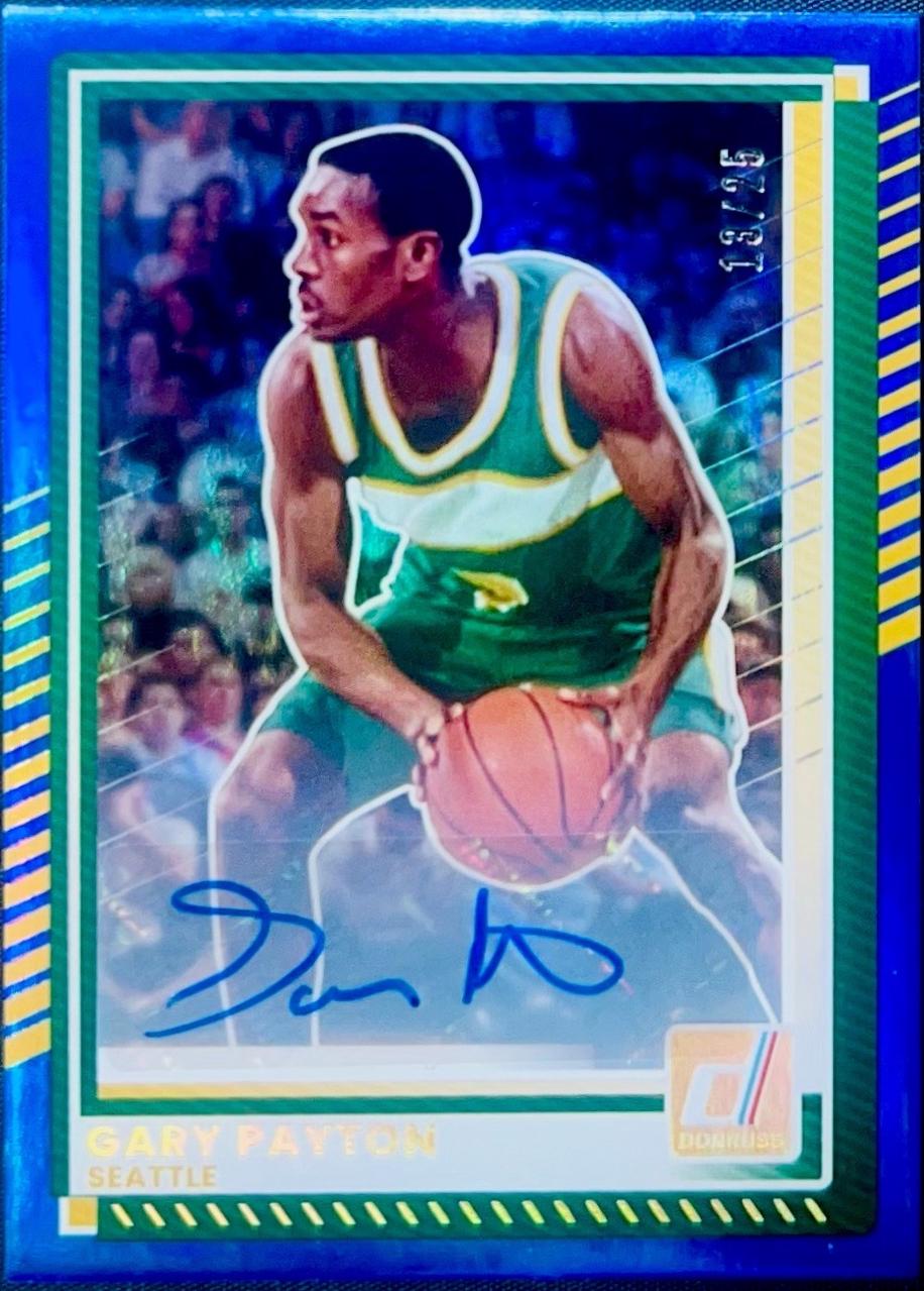 Gary Payton [Blue Autograph] #164