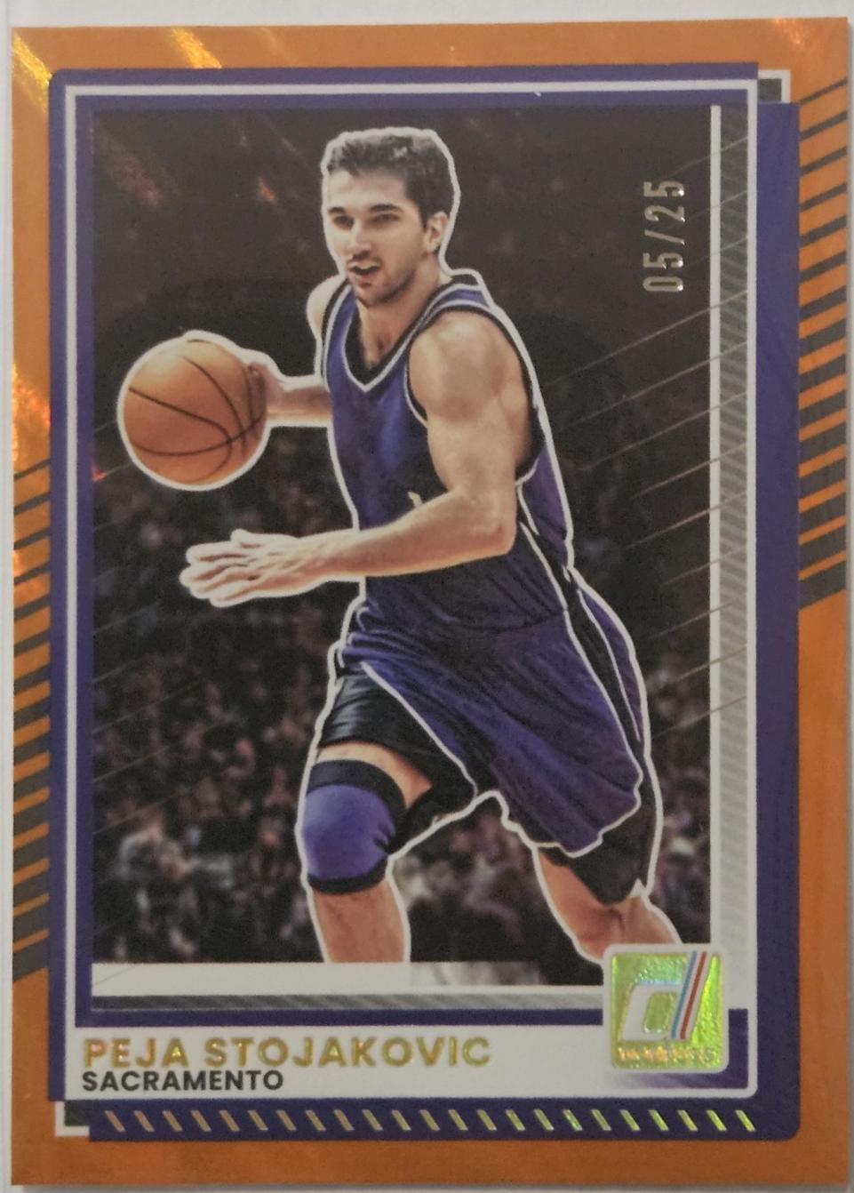 Peja Stojakovic [Orange Lava] #188