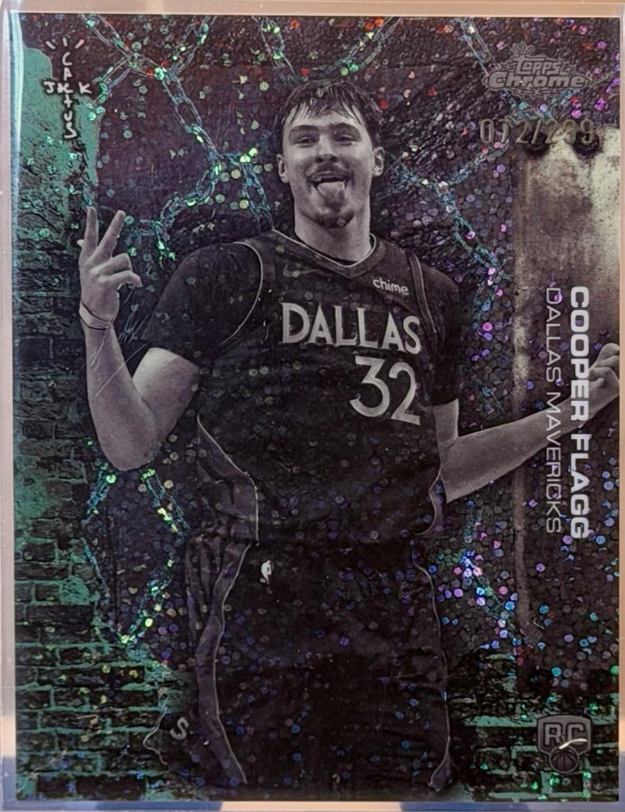 Cooper Flagg [Purple Mini-Diamond Refractor] #61