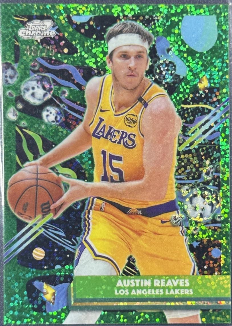 Austin Reaves [Green Space Dust Refractor] #159