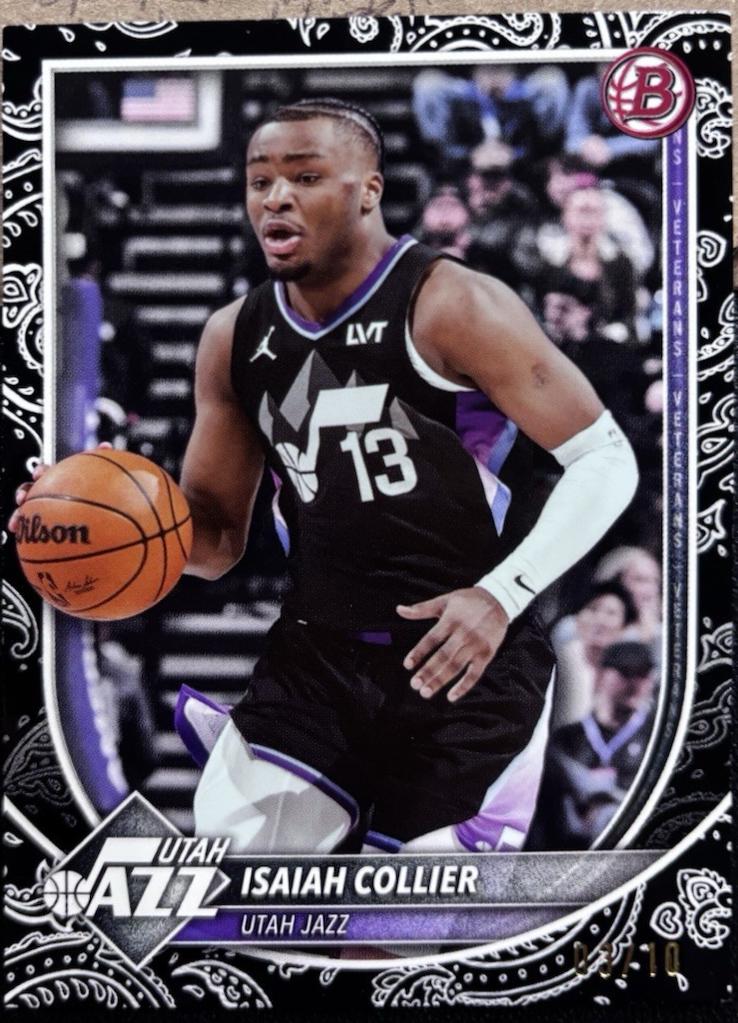 Isaiah Collier [Black Pattern Border] #114