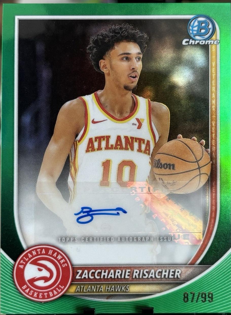 Zaccharie Risacher [Green Refractor] #BCA-ZR