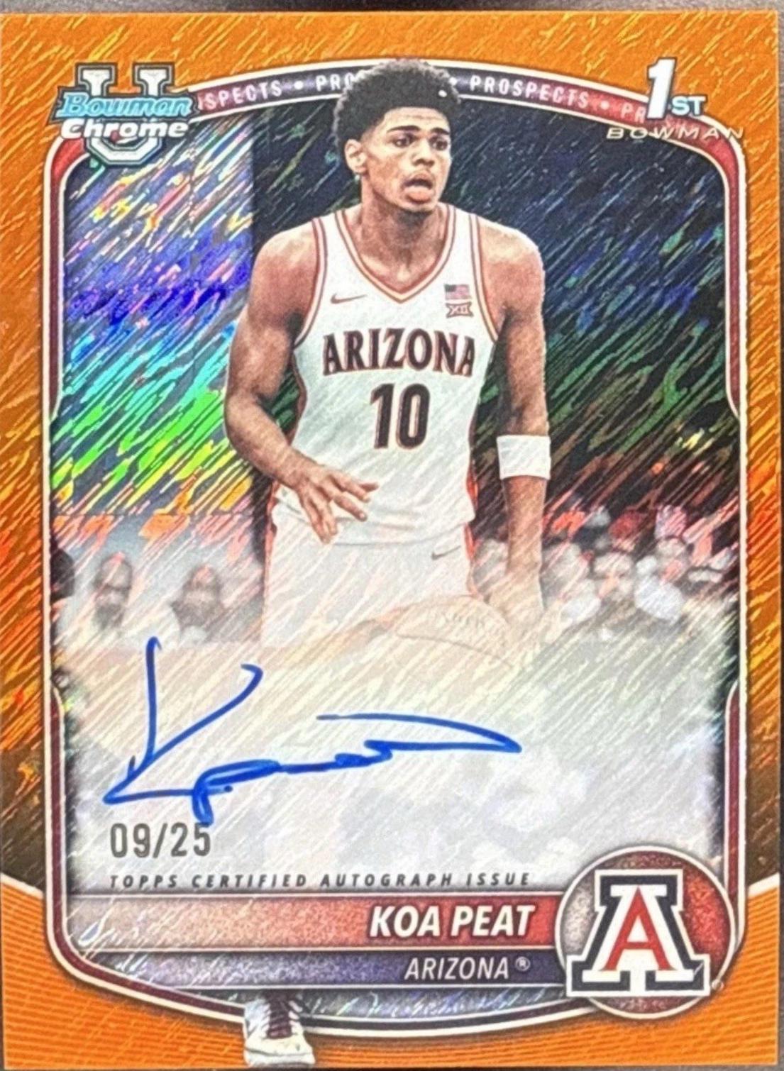 Koa Peat [Orange Shimmer Refractor] #CPA-KP