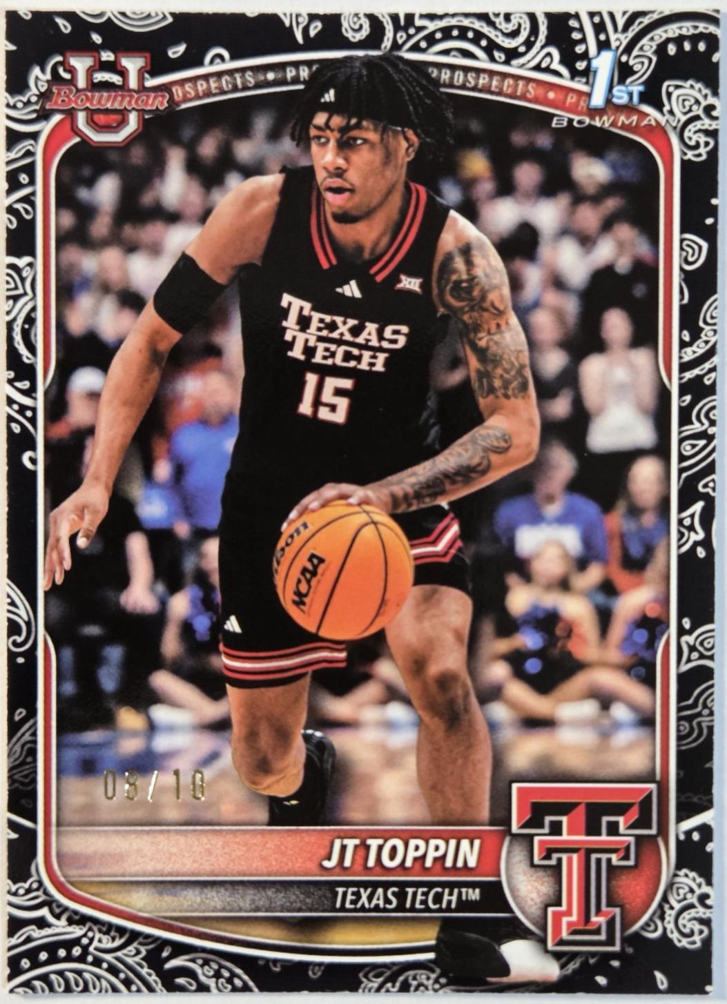 JT Toppin [Black Pattern Border] #BPP-93