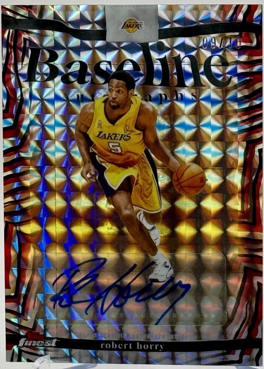 Robert Horry [Red Black Geometric Refractor] #BA-RH