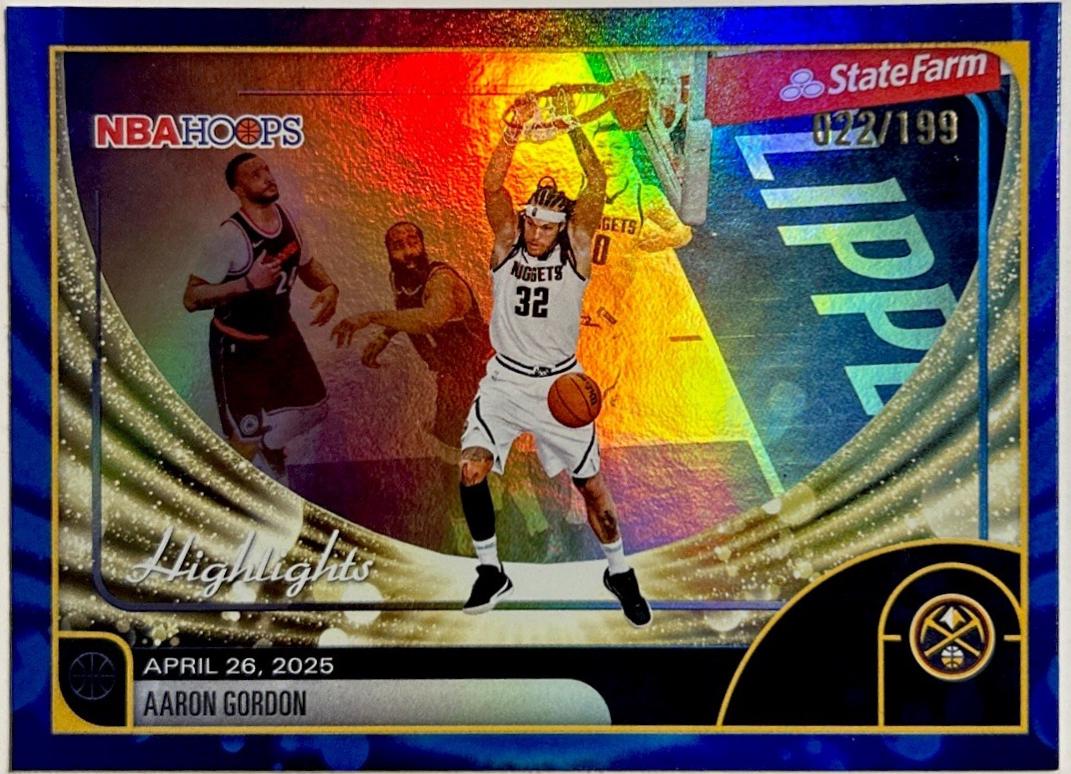 Aaron Gordon [Rainbow Purple Blue] #266