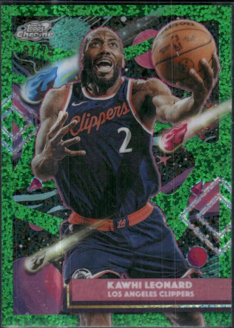 Kawhi Leonard [Green Space Dust Refractor] #83