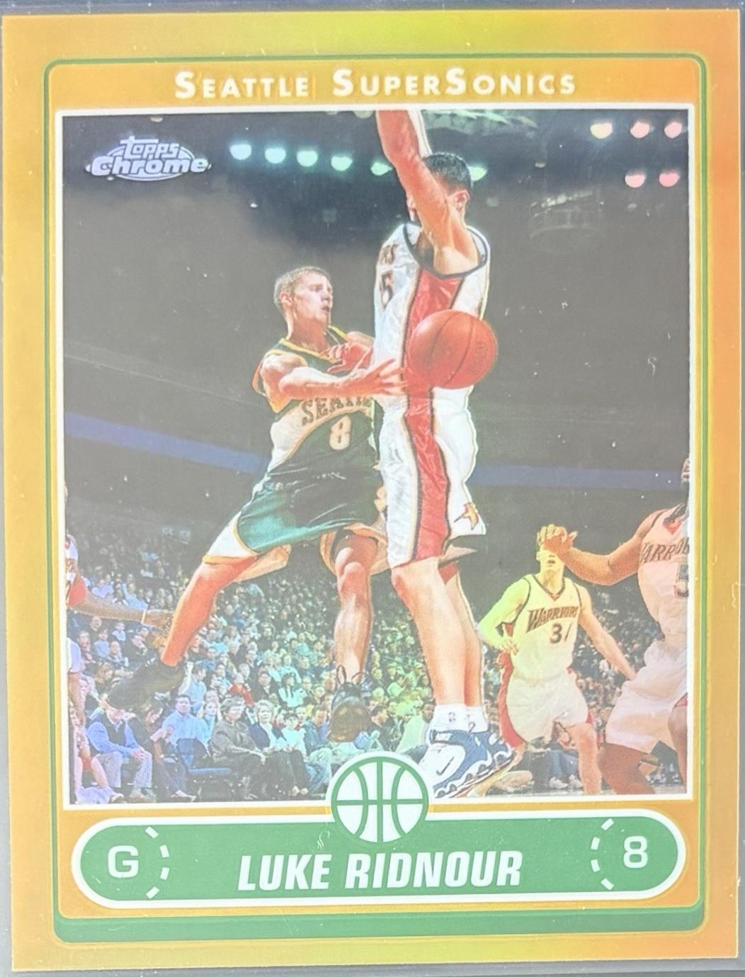 Luke Ridnour [Gold Refractor] #93