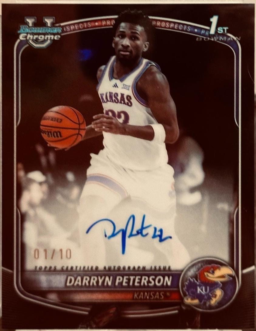 Darryn Peterson [Black Geometric] #CPA-DP