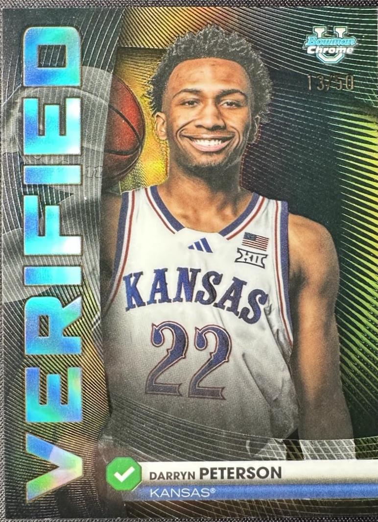 Darryn Peterson [Gold Refractor] #BV-2