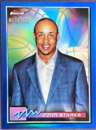 John Starks [Blue Refractor] #52