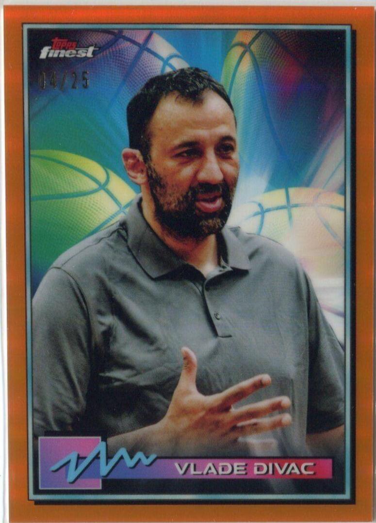 Vlade Divac [Orange Refractor] #12