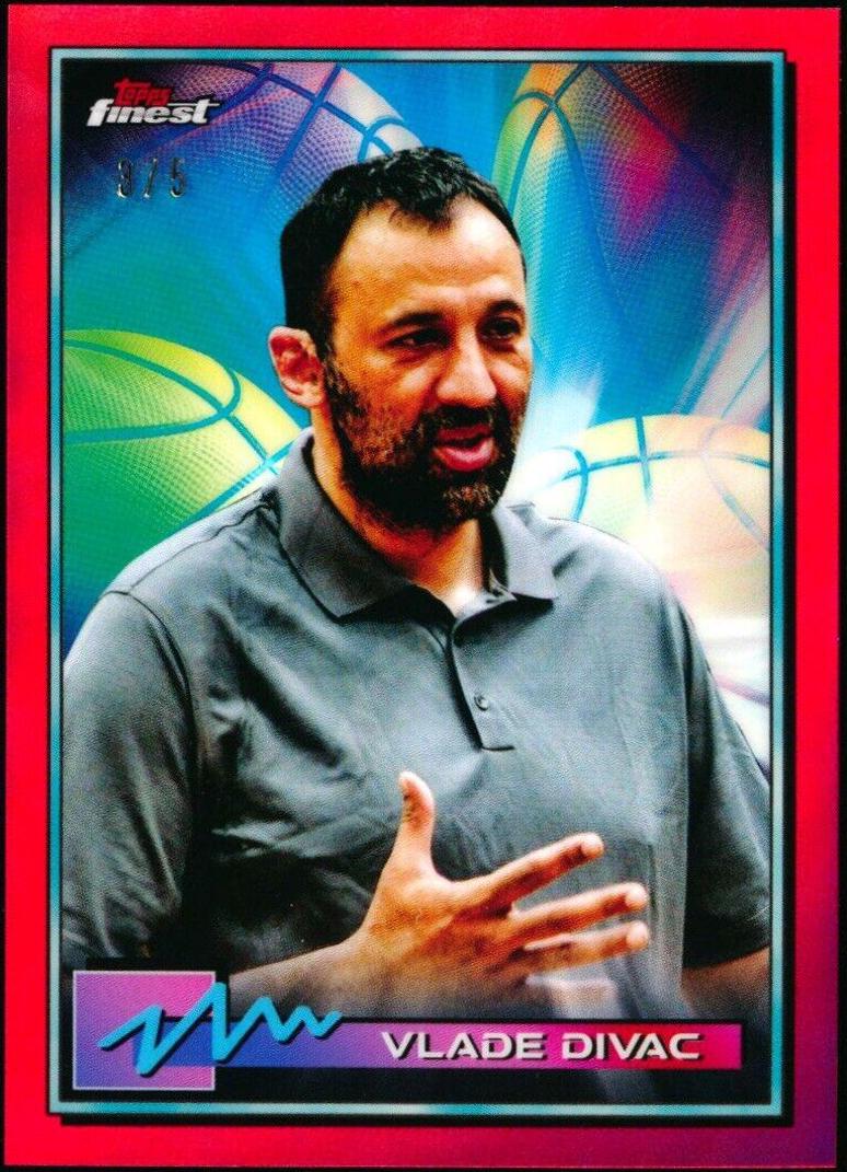 Vlade Divac [Red Refractor] #12