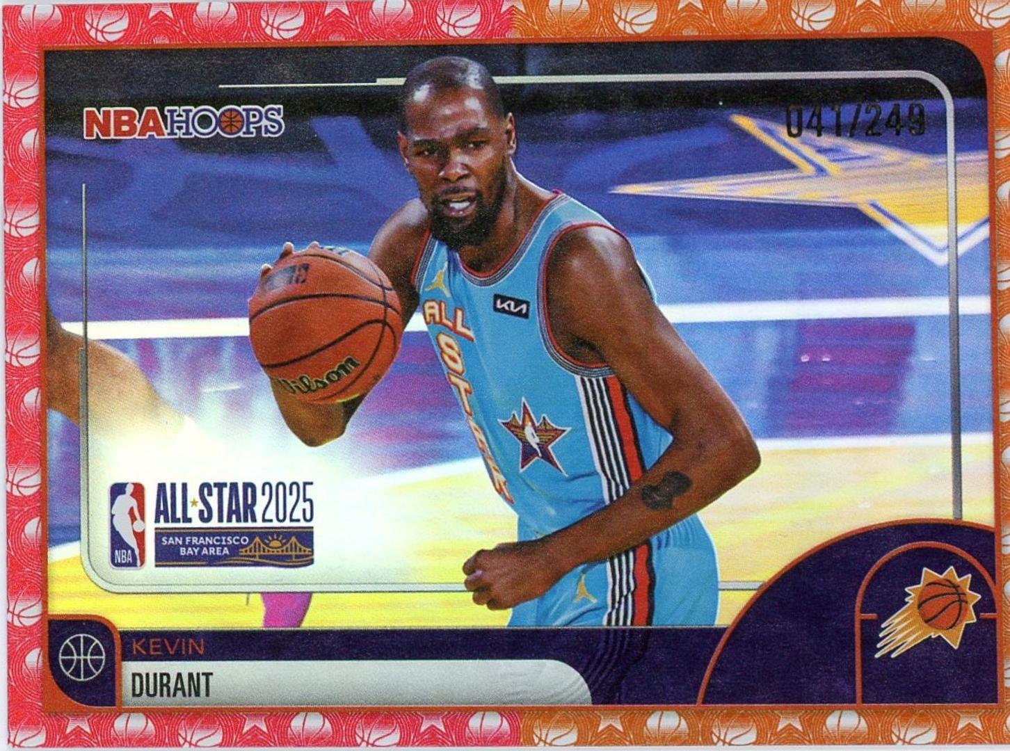 Kevin Durant [Rainbow Red Orange] #272